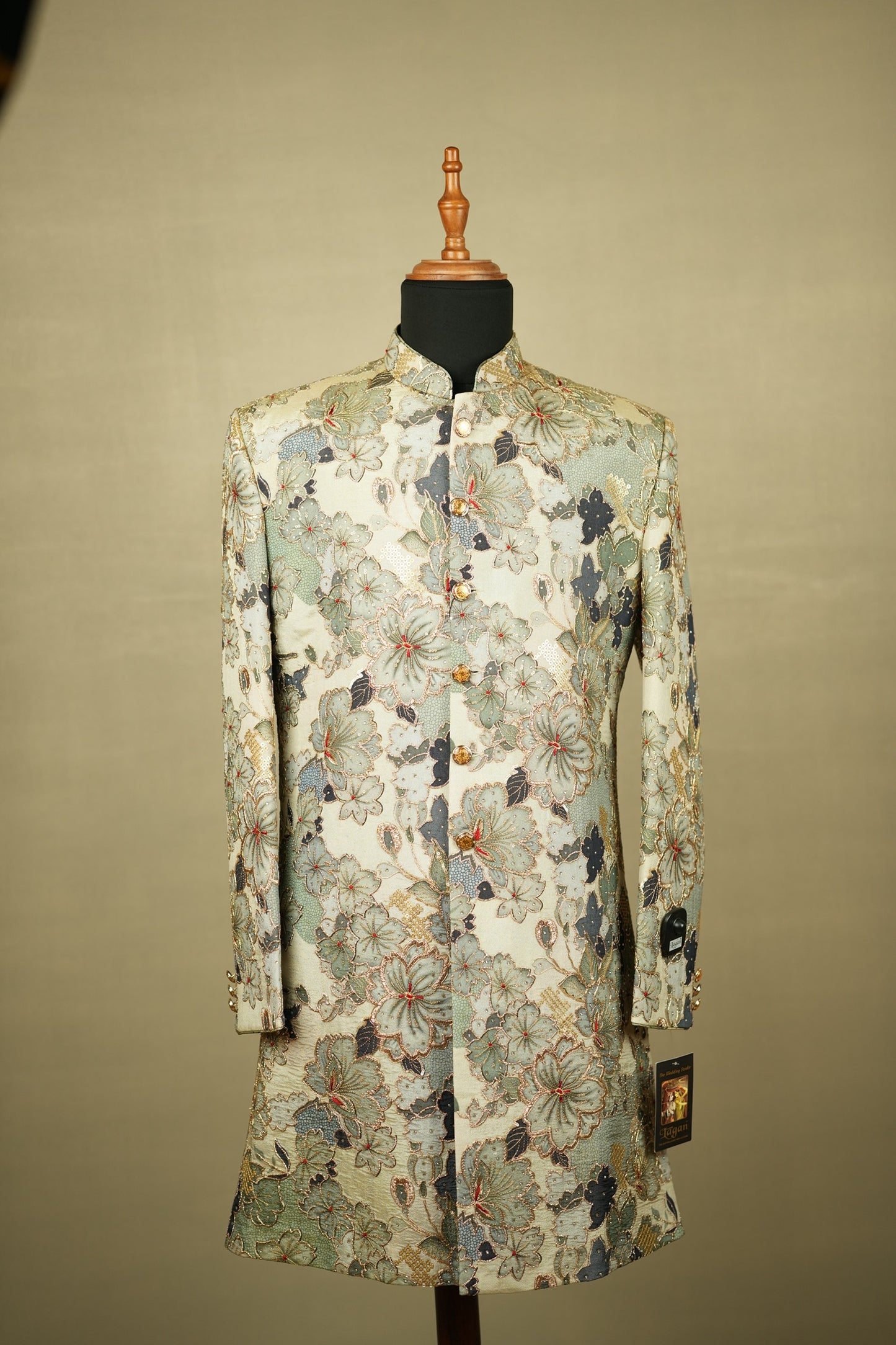 Floral Embroidered Indo-Western Jacket