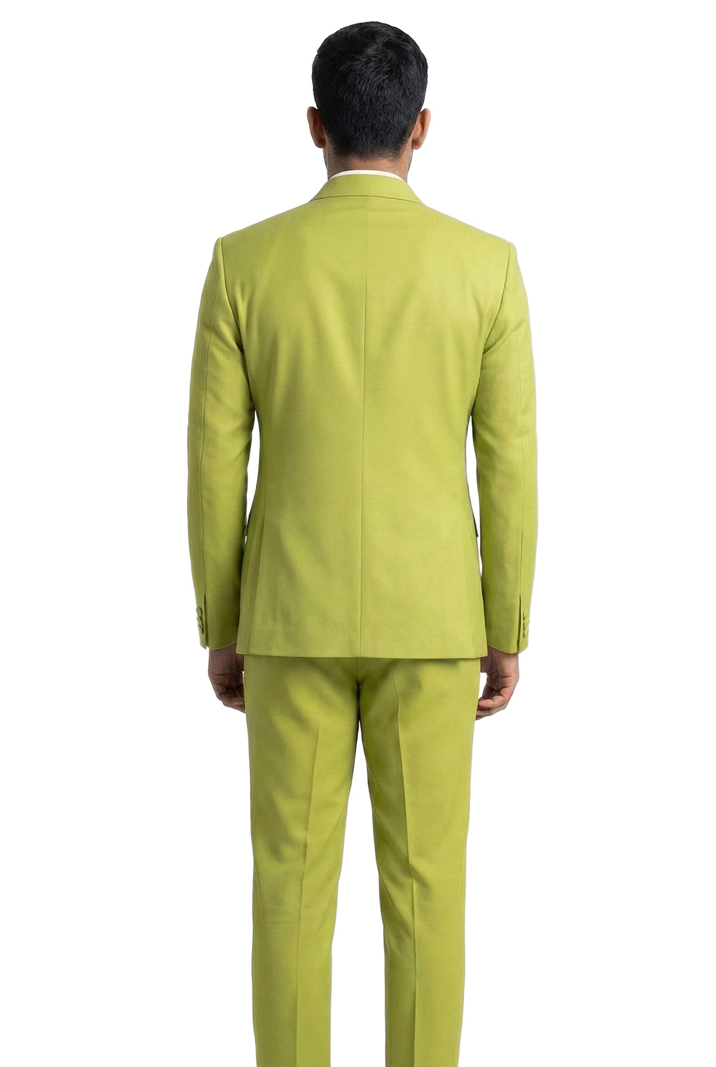 Green Embellished Open-Style Indo-Western