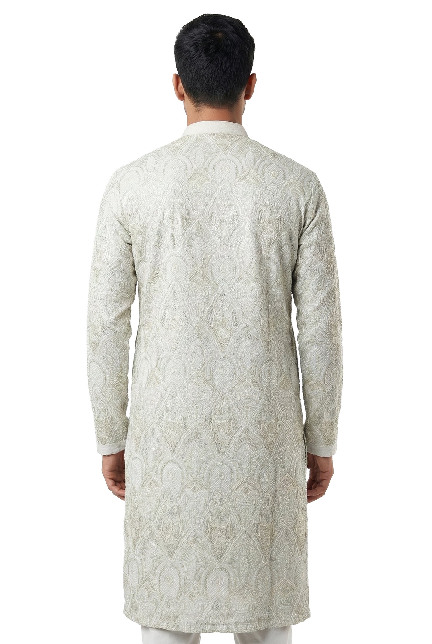 Sage Green Embroidered Kurta