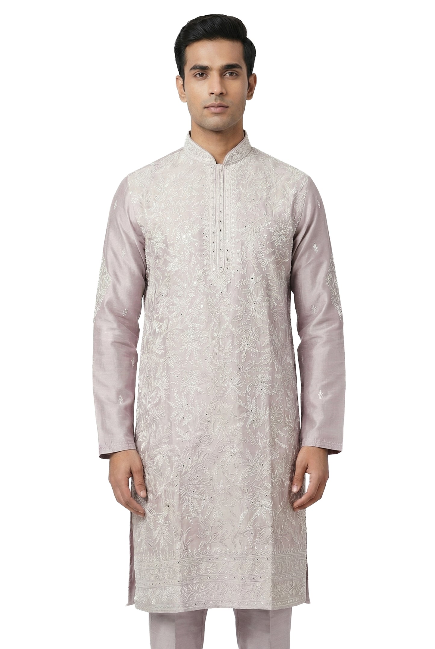 Blush Pink Embroidered Kurta