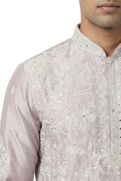 Blush Pink Embroidered Kurta