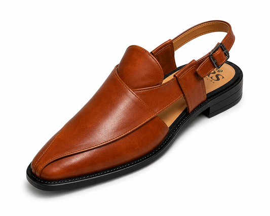 Cognac Peshawari Mule
