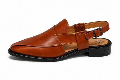 Cognac Peshawari Mule
