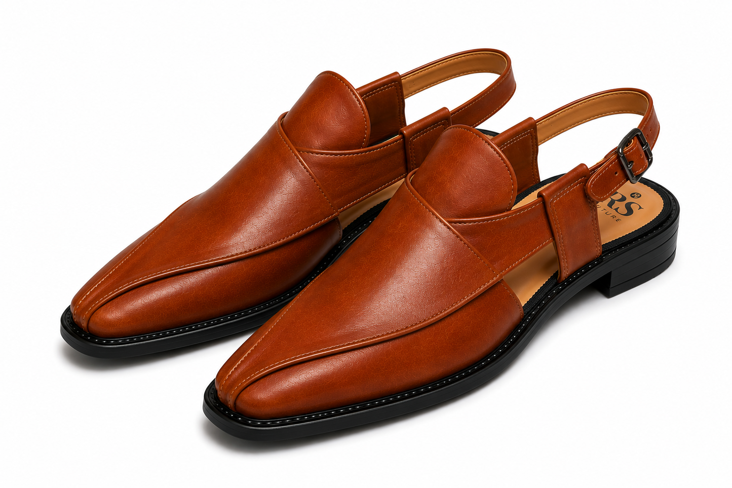 Cognac Peshawari Mule