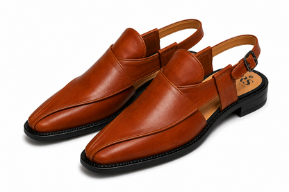 Cognac Peshawari Mule