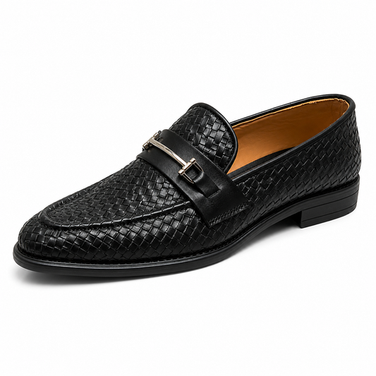 Black Horsebit Loafers