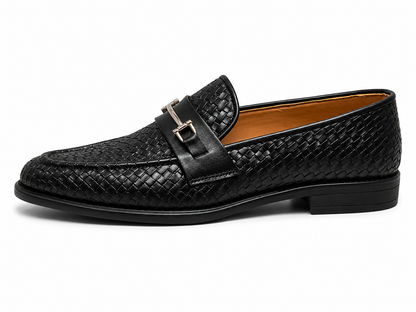 Black Horsebit Loafers