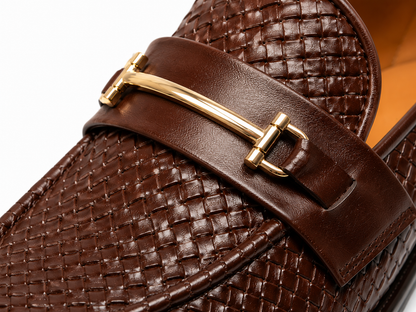 Brown Horsebit Loafers